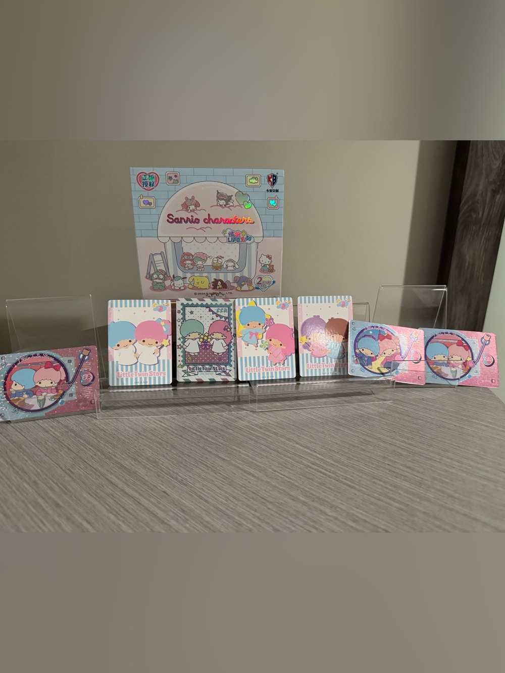 Sanrio Little Twin Stars set of 7 Trading Cards